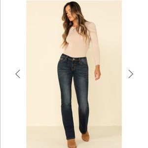 Rock & Roll Cowgirl Distressed Riding Jean 28